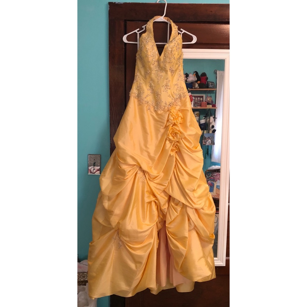 Golden Yellow Pageant/Prom Dress